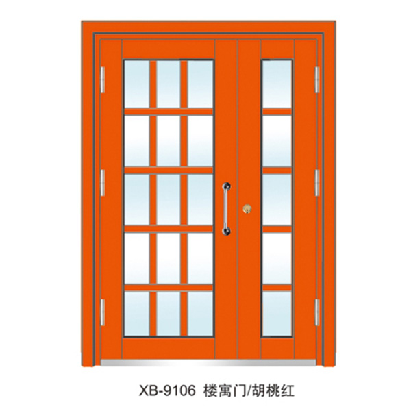 XB-9106  楼寓门胡桃红